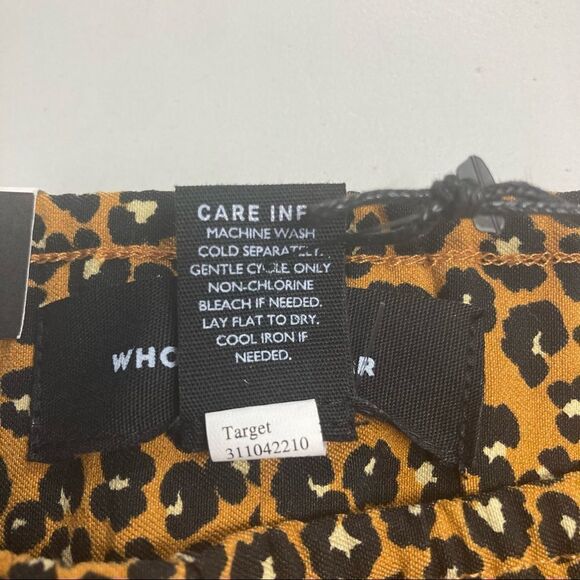 WHO WHAT WEAR,Animal Print,Cropped,High Rise, Stretch Pants,Size 4,New With Tags - Picture 8 of 11